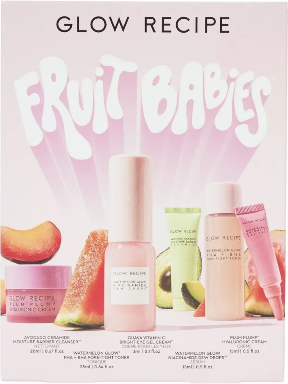 Glow Recipe Fruit Babies Skincare Set - Pink